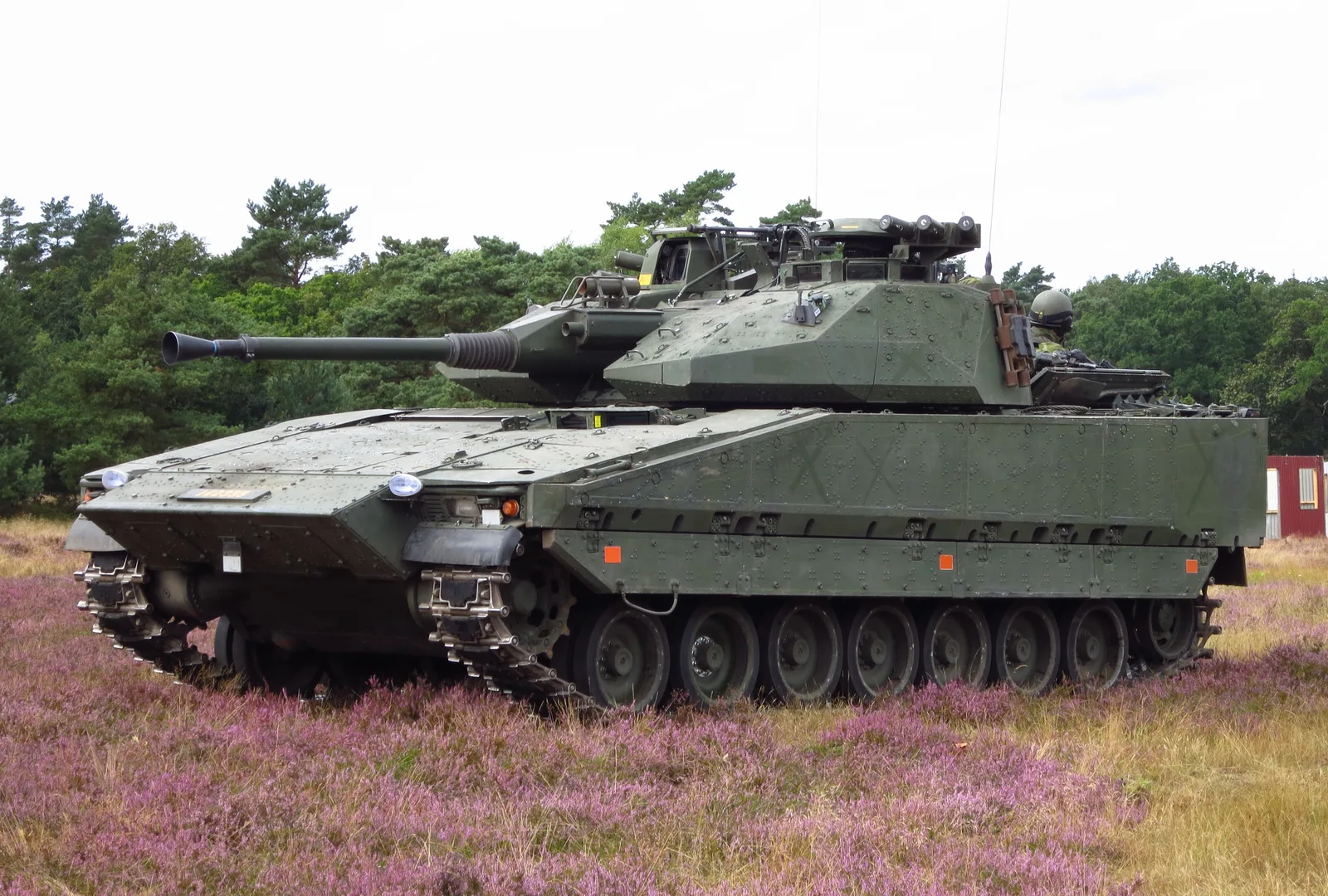 A CV90 infantry fighting vehicle, the most exported Western IFV of the last three decades.