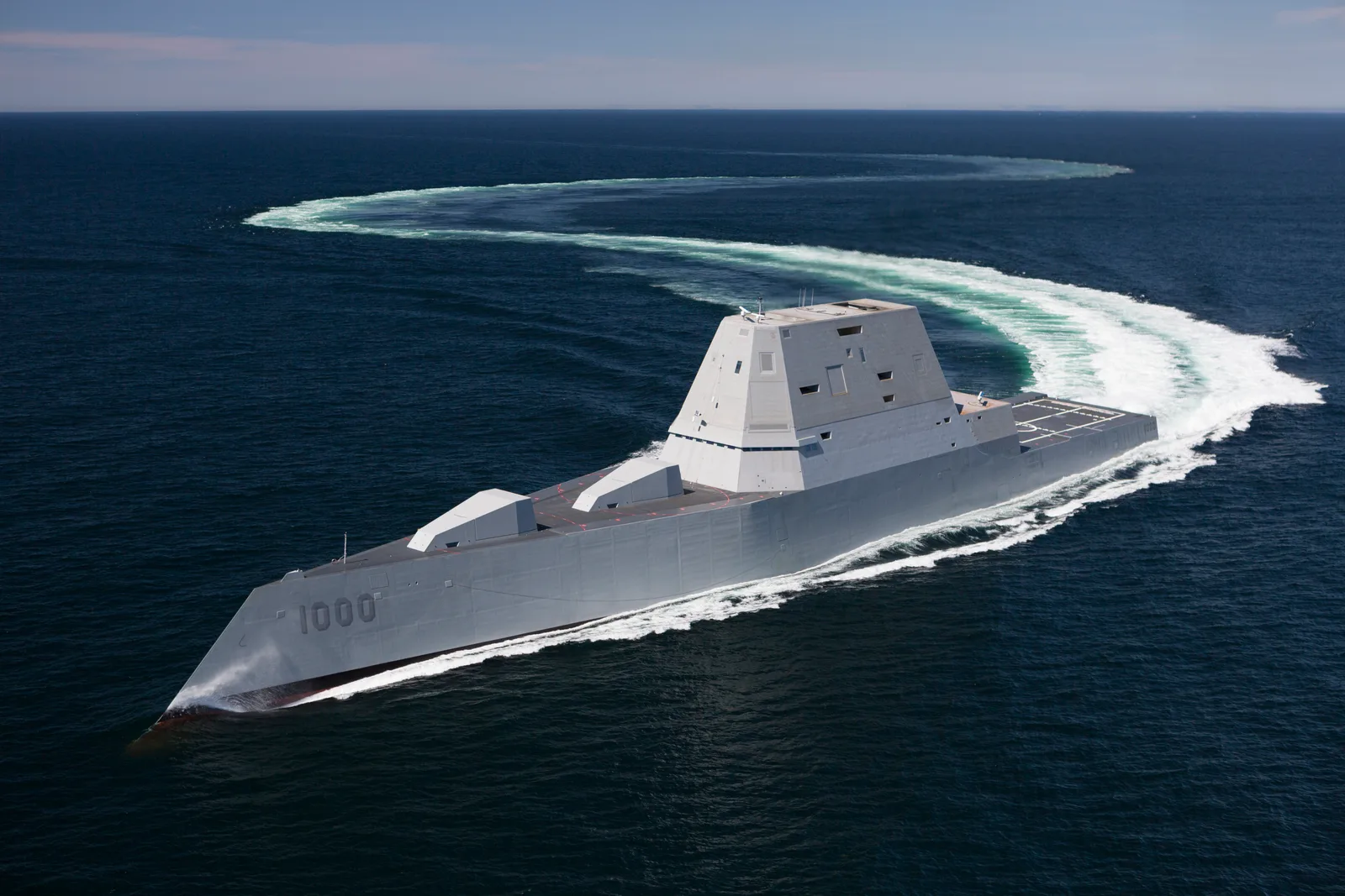 Zumwalt Carries a Third of a Burke's Crew Per Ton