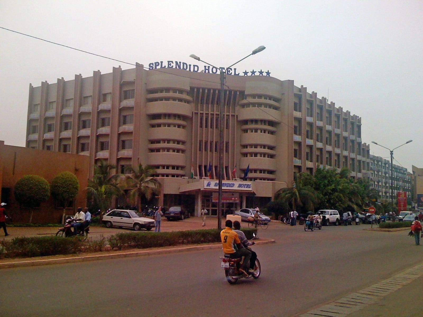The Splendid Hotel in Ouagadougou, the venue attacked by AQIM- and Al-Mourabitoun-linked gunmen on January 15, 2016