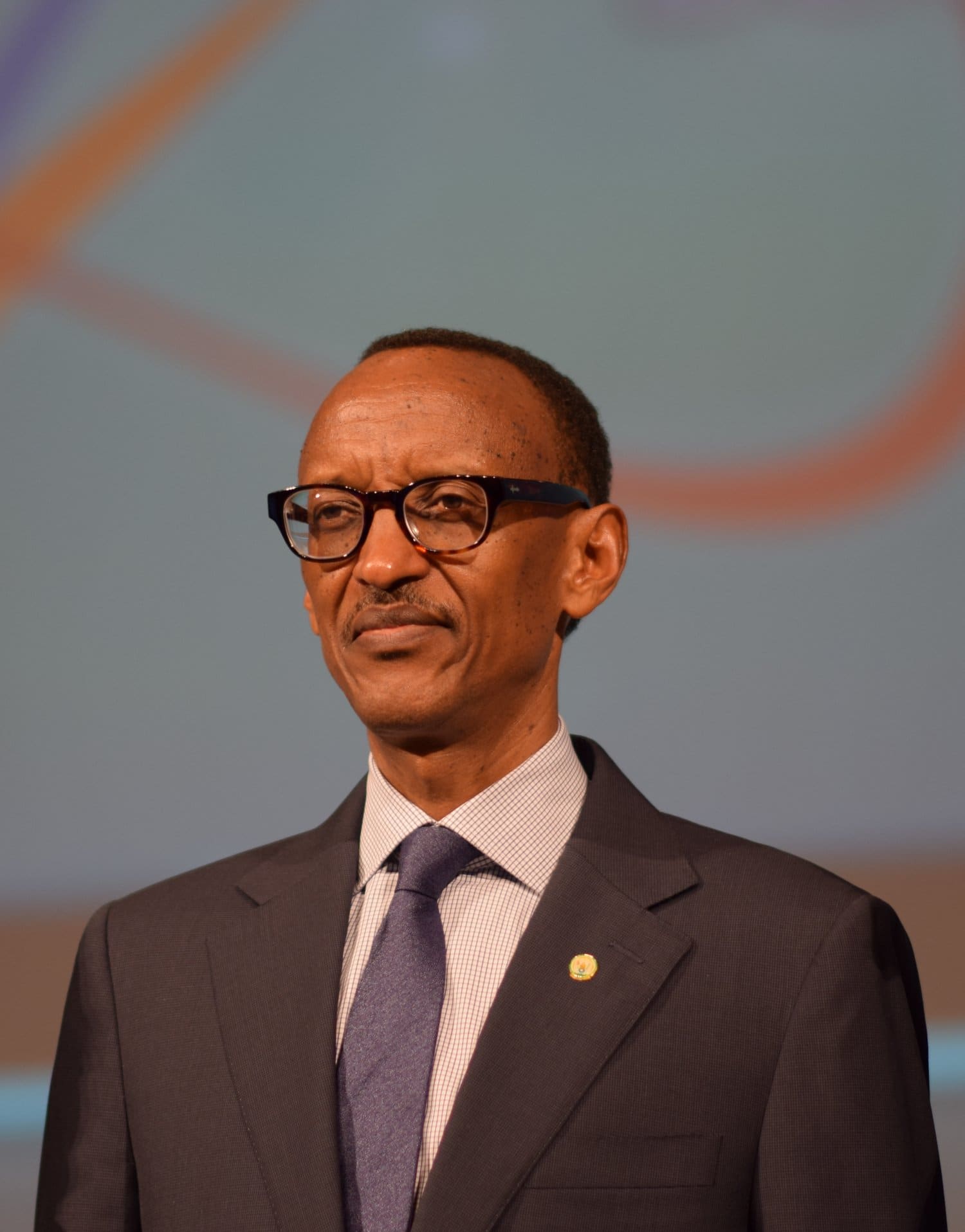 Portrait of Rwandan President Paul Kagame