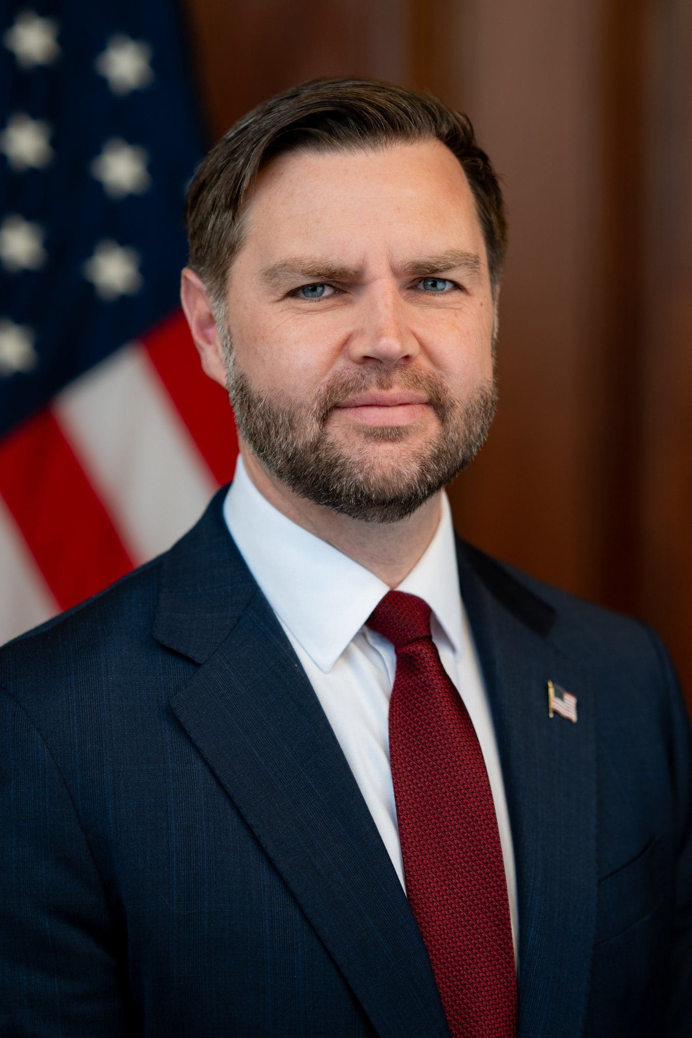 Official portrait of Vice President JD Vance, taken March 2026; Vance led the U.S. delegation at the Islamabad talks that ended without agreement on April 12, 2026