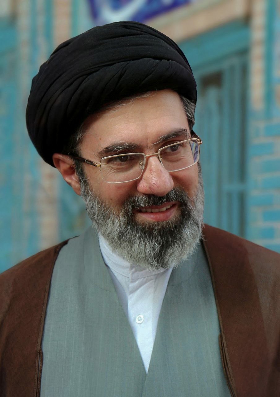 Official portrait of Mojtaba Khamenei, Iran's Supreme Leader, who Iranian officials say has stayed out of public view