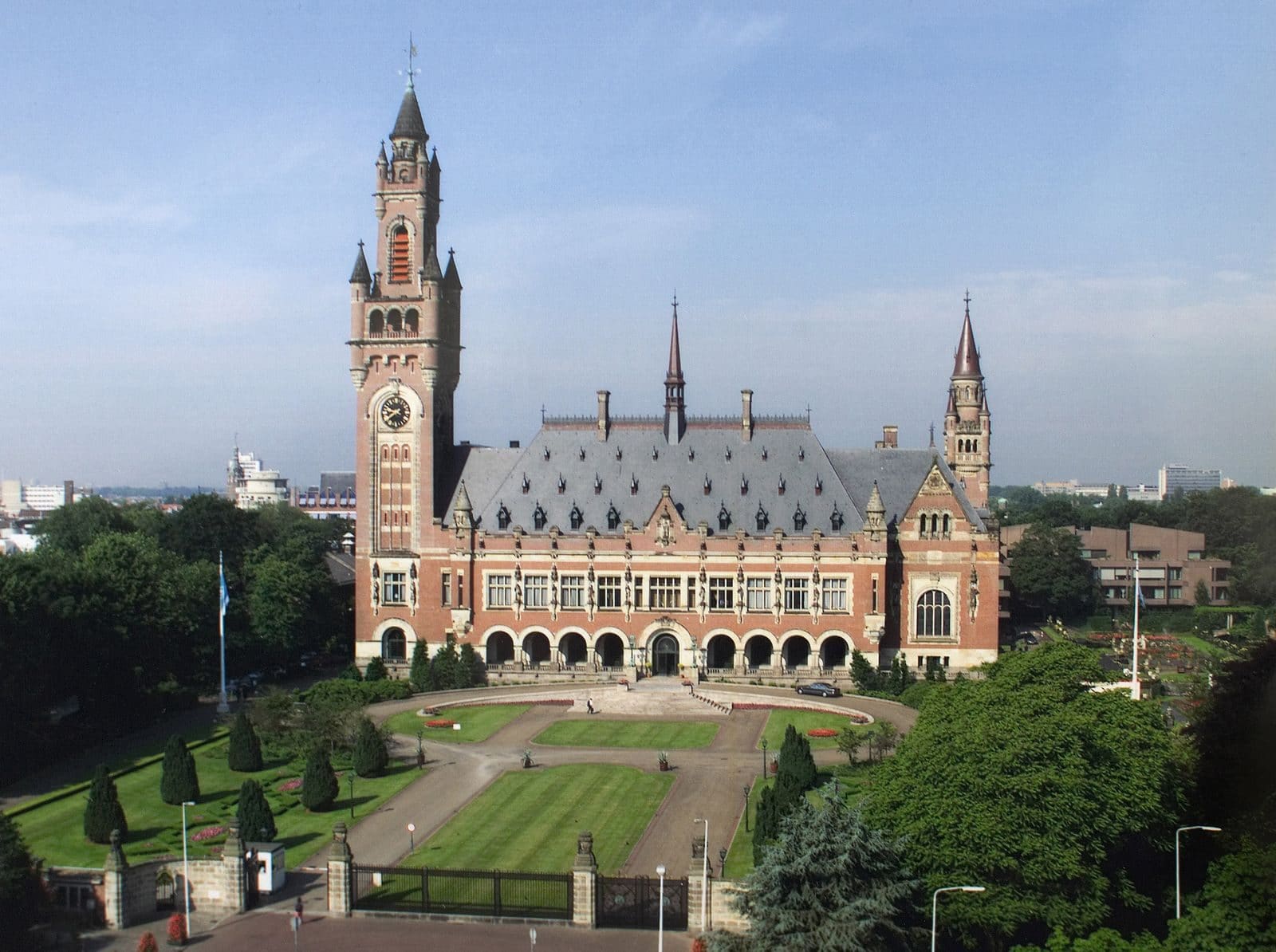 The Peace Palace in The Hague, seat of the International Court of Justice