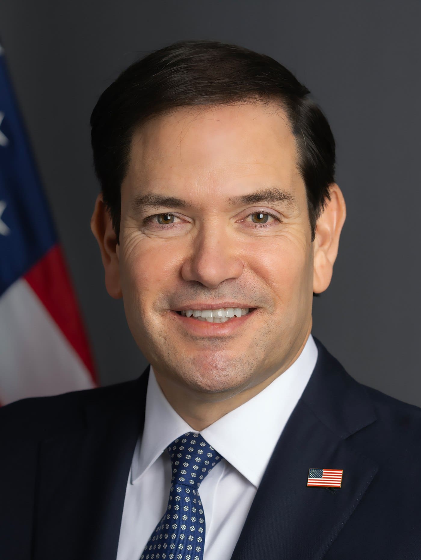 Official portrait of US Secretary of State Marco Rubio, who signed the Foreign Terrorist Organization designations
