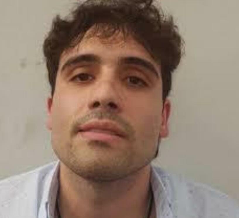 Wanted-poster photograph of Ovidio Guzmán López, extradited to the United States to face fentanyl-trafficking charges