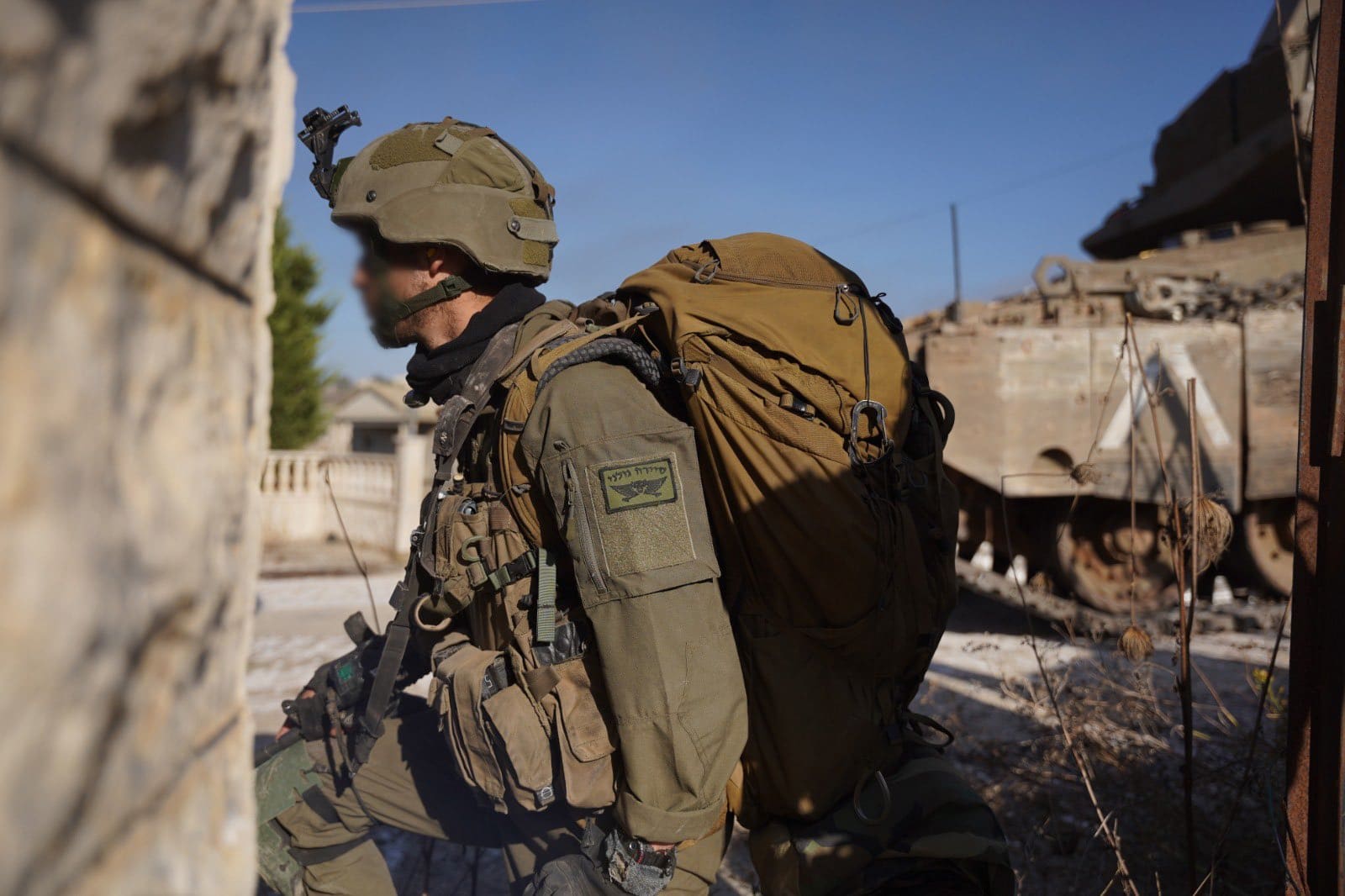 An Israeli Sayeret Golani soldier during ground maneuvers in southern Lebanon, November 2024