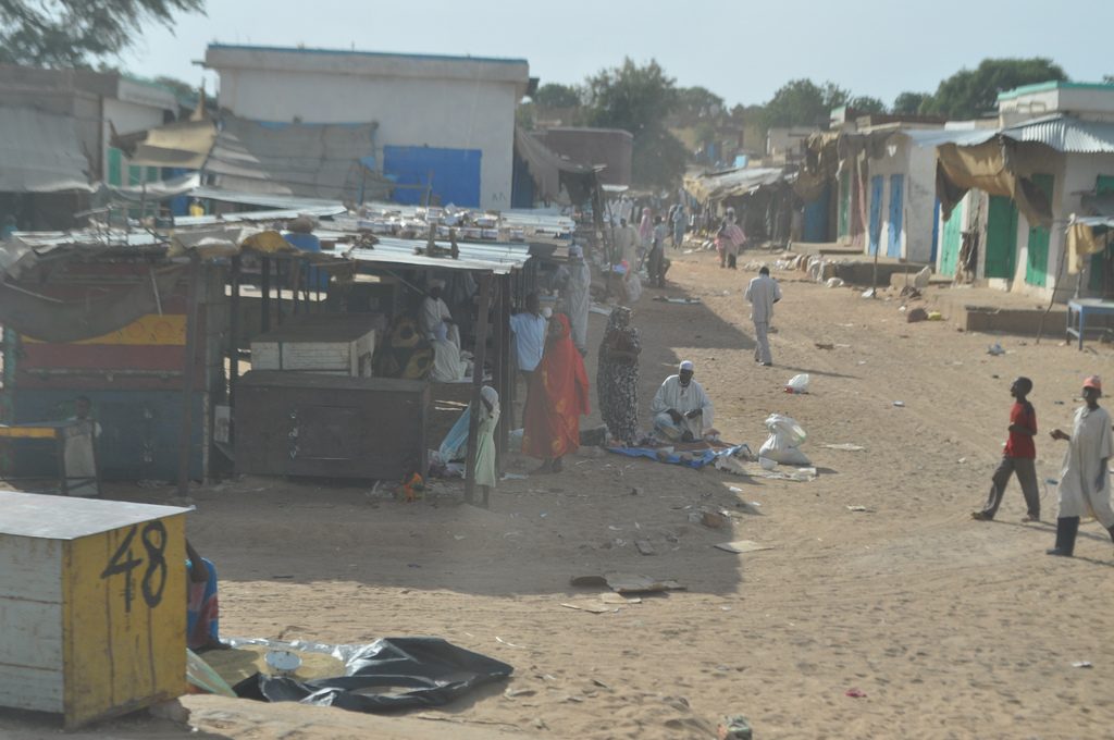 A view of El Geneina, the capital of West Darfur, Sudan