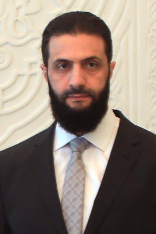 Portrait of Ahmed al-Sharaa from January 2025, shortly before he was named Syria's transitional president