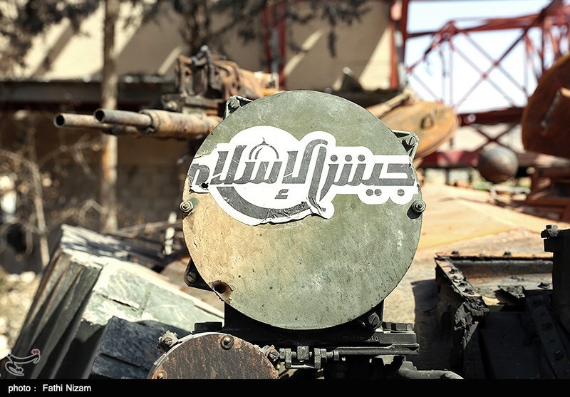 Douma in Eastern Ghouta after its recapture by Syrian government forces, April 2018