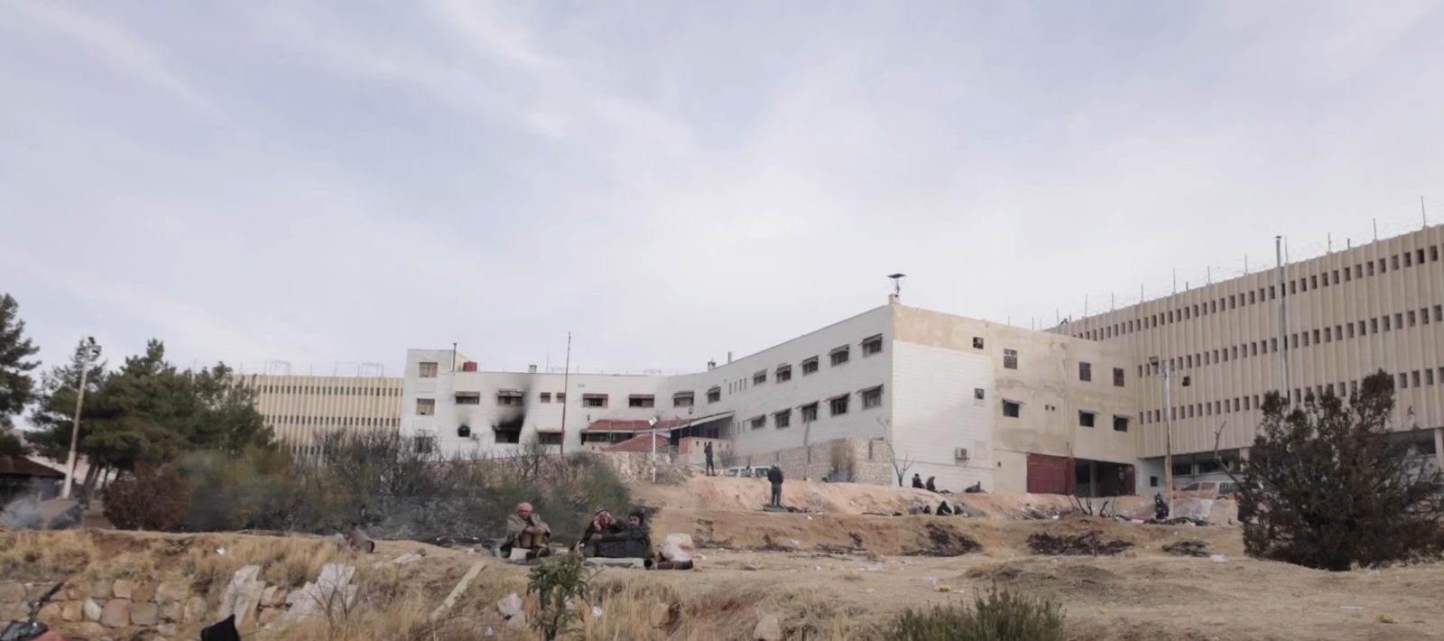Sednaya prison after the fall of the Assad government, as families searched for missing detainees