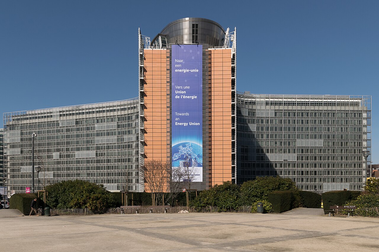The Berlaymont building in Brussels, headquarters of the European Commission.