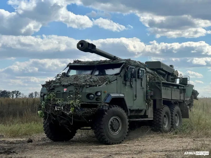 Ukroboronprom (Ukrainian Defense Industry) 2S22 Bohdana, view 1
