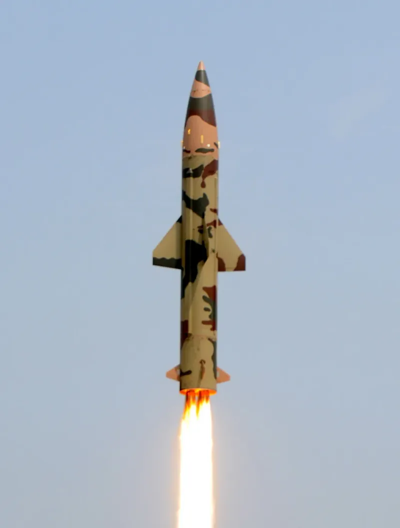 Defence Research and Development Organisation Prithvi-II, view 1