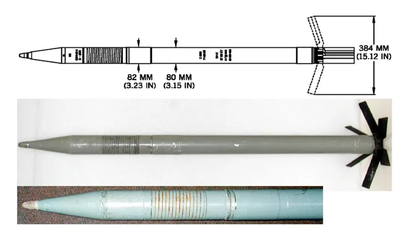 Roketsan S-8 Rocket, view 1