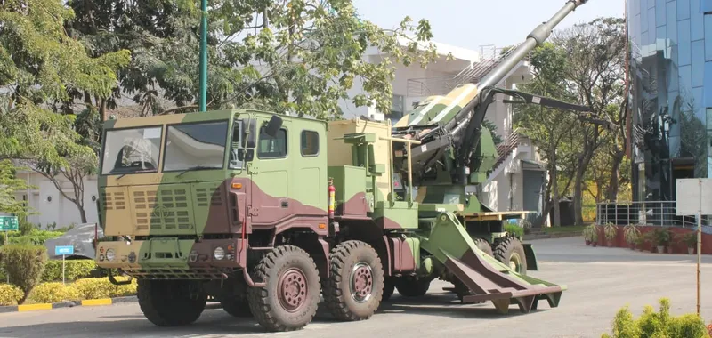 Tata Advanced Systems Limited 155/52 Mounted Gun System, view 1